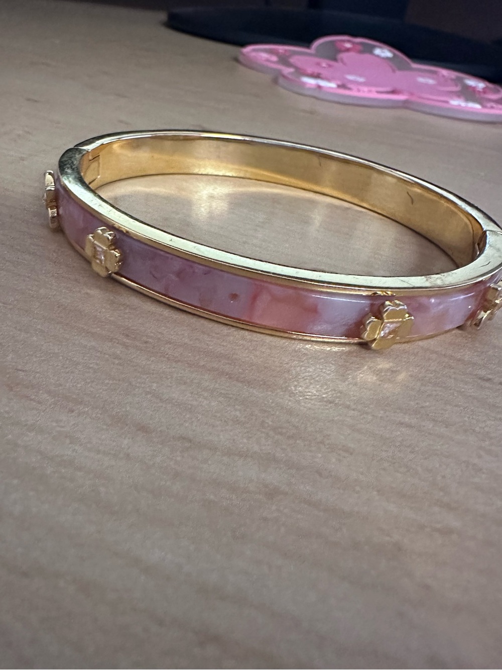 Kate Spade Flower Hinge Bangle Bracelet